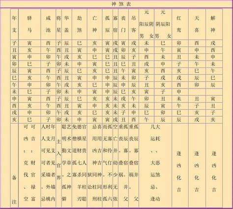 大運神煞|八字神煞大全精解